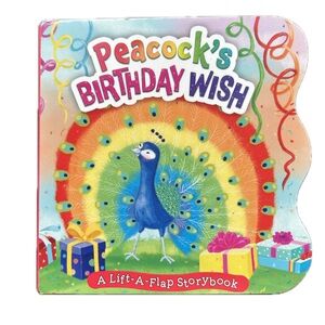 BINDLE & SAVE🎂 Peacock's Birthday Wish Lift-A-Flap Board Book